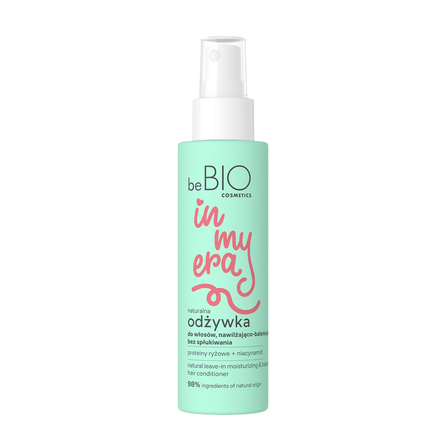 Незмивний кондиціонер для волосся beBIO In My Era Natural Leave-In Moisturizing &amp; Balancing Hair Conditioner, 150 мл